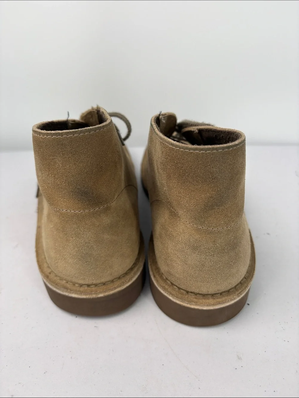 Clarks suede upper